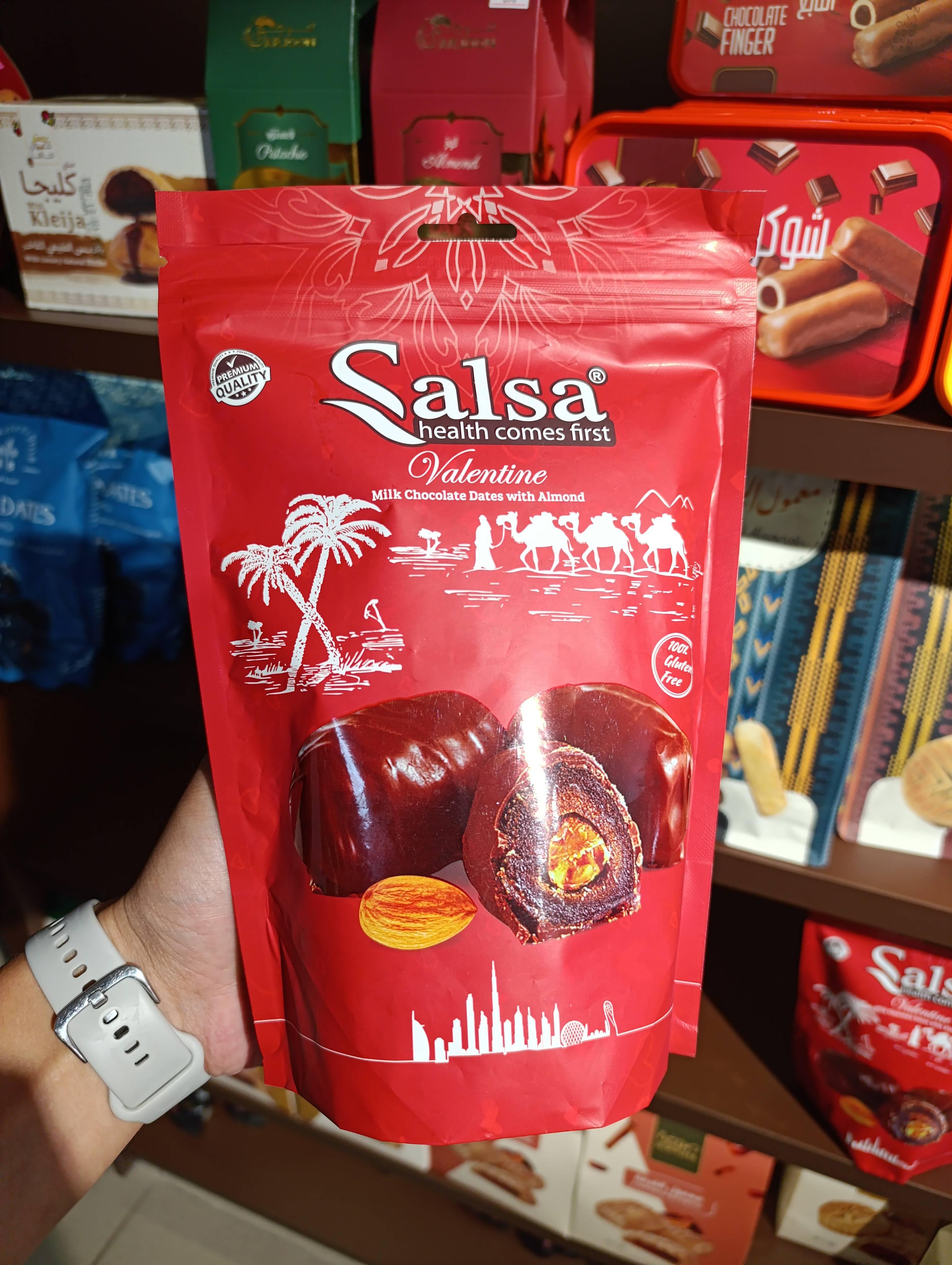 Salsa / финики с миндалем 250 g / красная