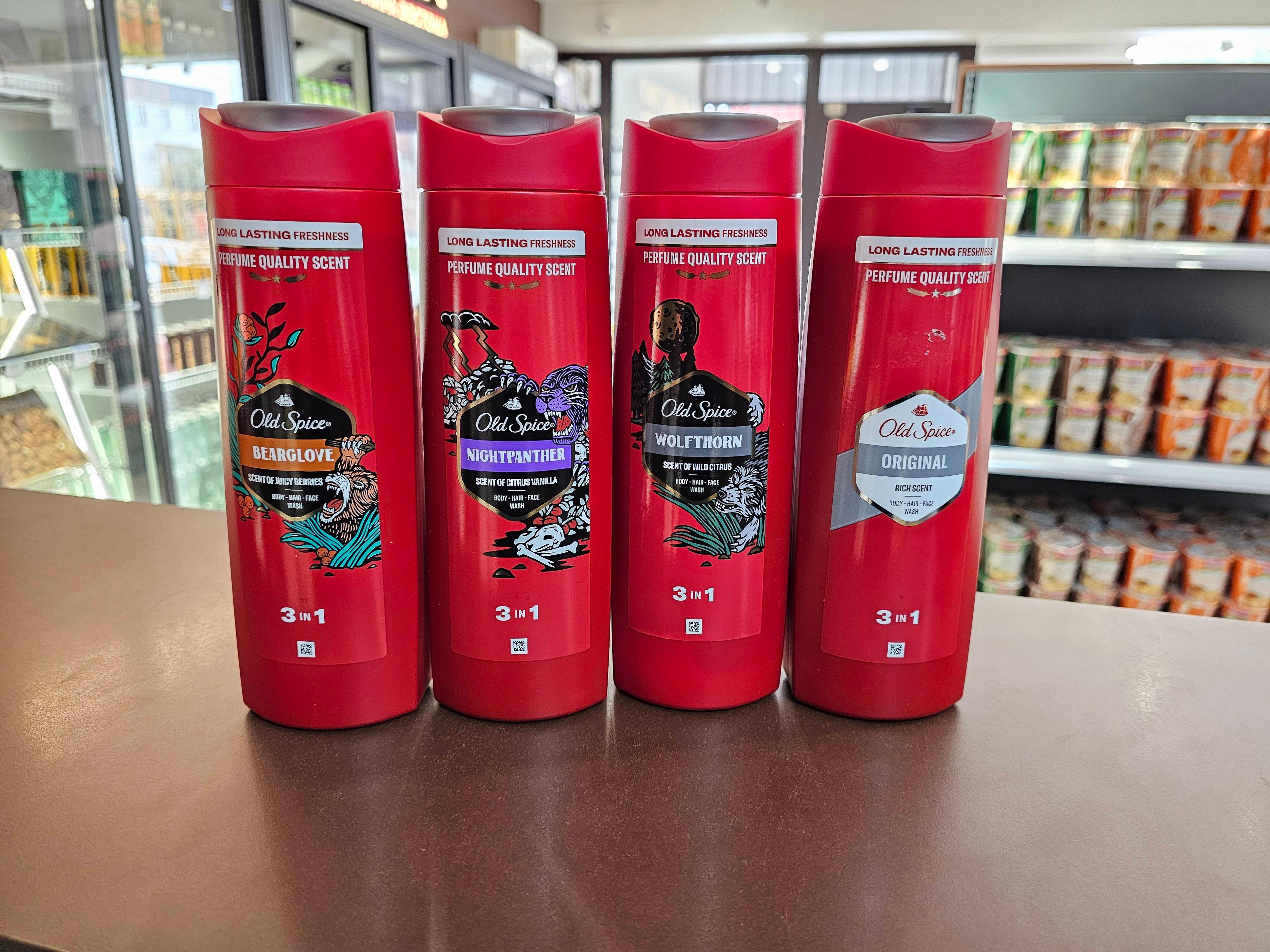 Гель для душа 3 в 1 old spice в ассортименте