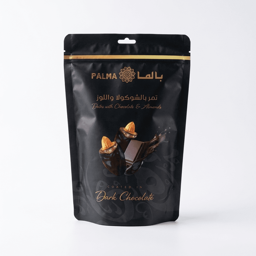 Palma dark chocolate almond финики в темном шоколаде