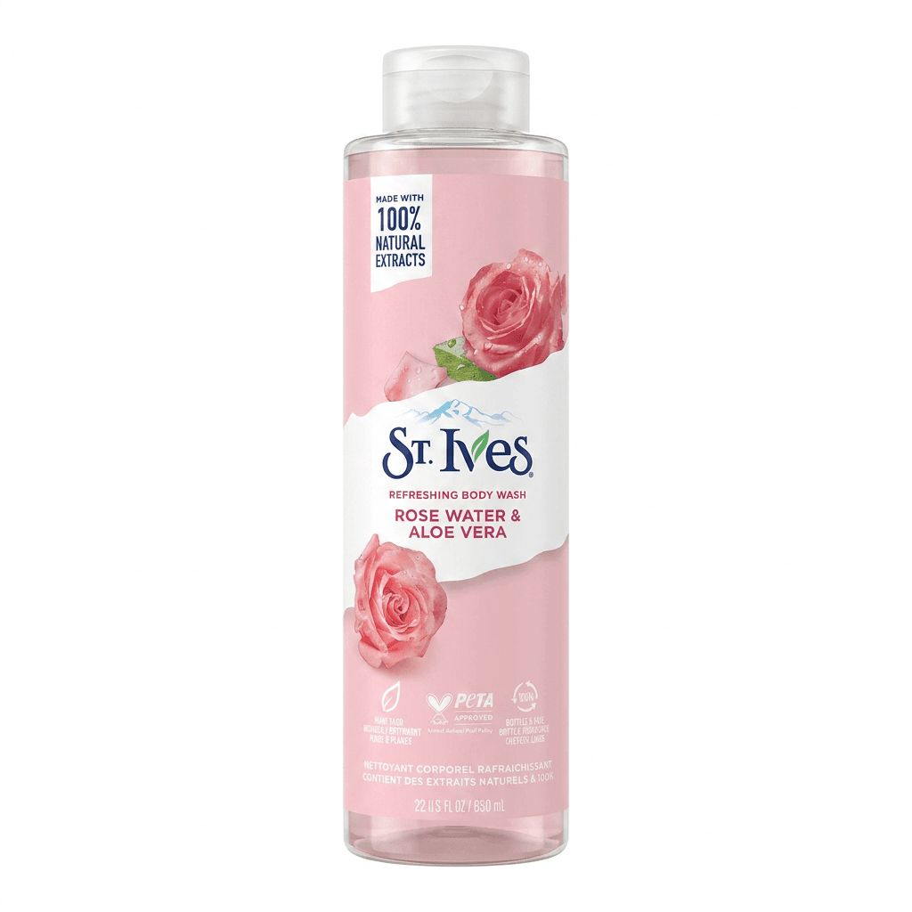 St. Ives — Гель для душа 650 мл — розовая