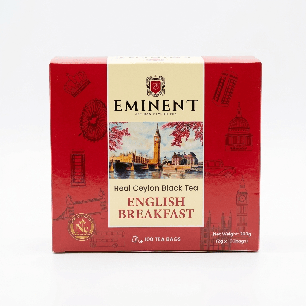 Чай Eminent English breakfast 100 pcs — эминент чай в пакетиках