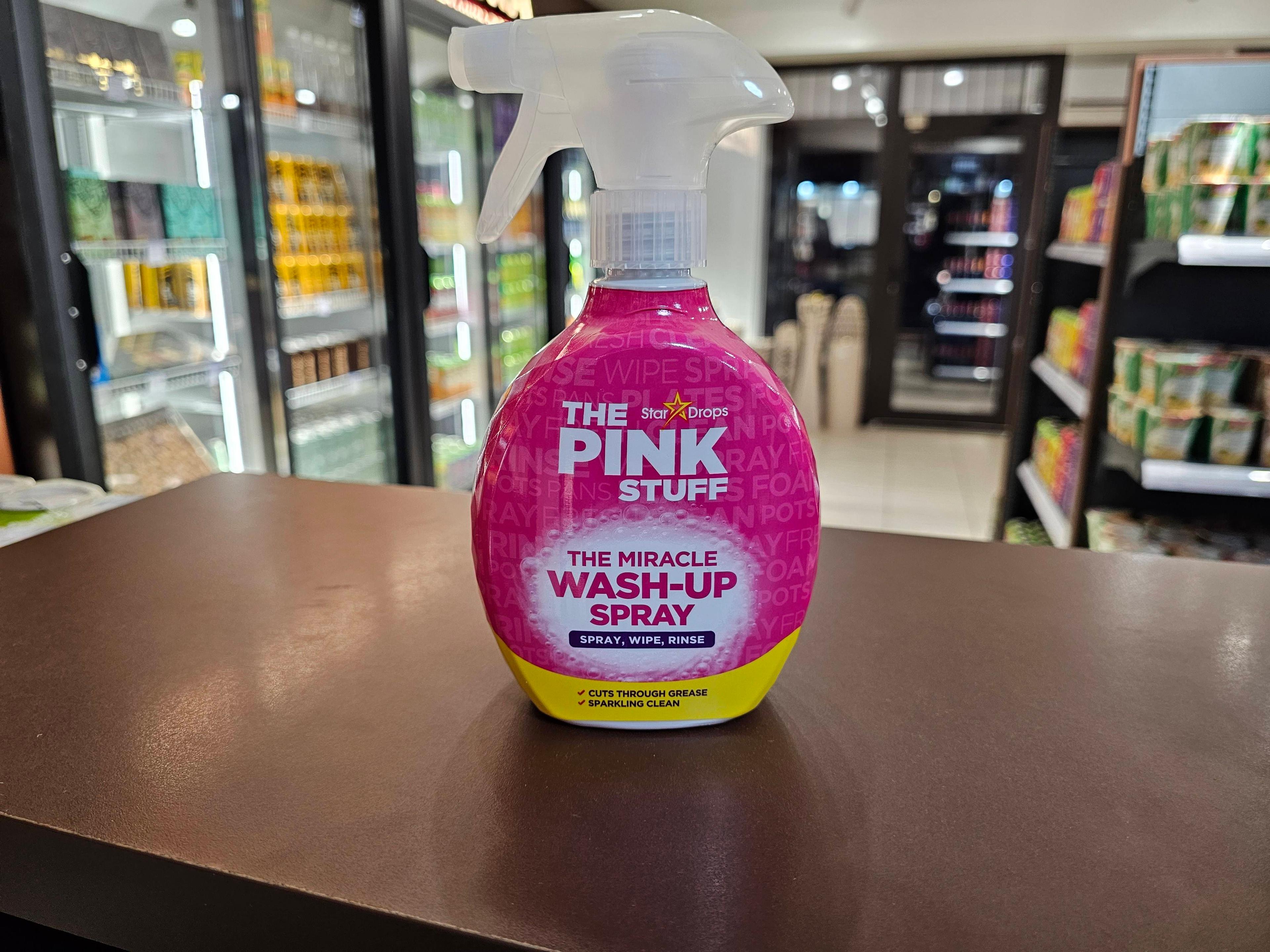 The pink The miracle wash up spray
