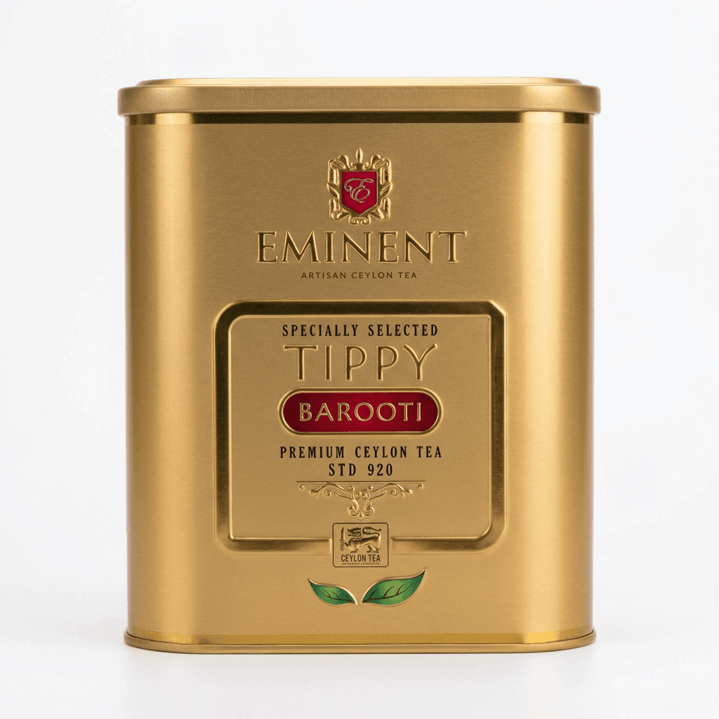 Чай Eminent tippy barooti std 920 premium Ceylon чай 400 g г золотая железная банка